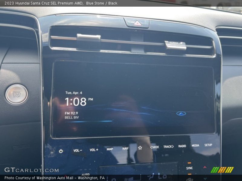 Blue Stone / Black 2023 Hyundai Santa Cruz SEL Premium AWD
