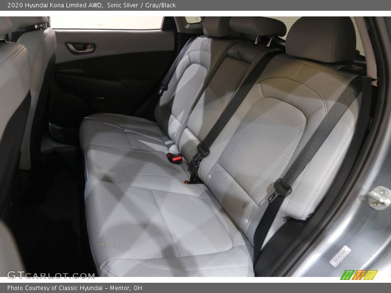 Sonic Silver / Gray/Black 2020 Hyundai Kona Limited AWD