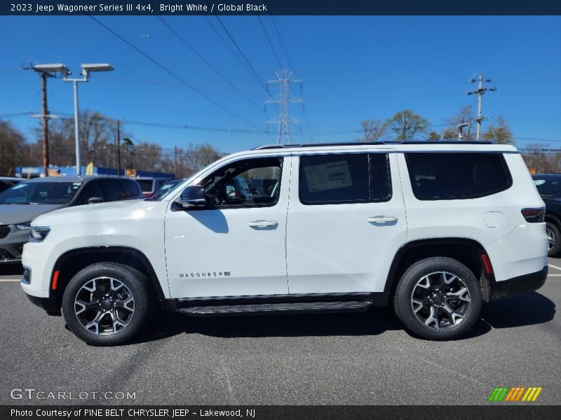 Bright White / Global Black 2023 Jeep Wagoneer Series III 4x4