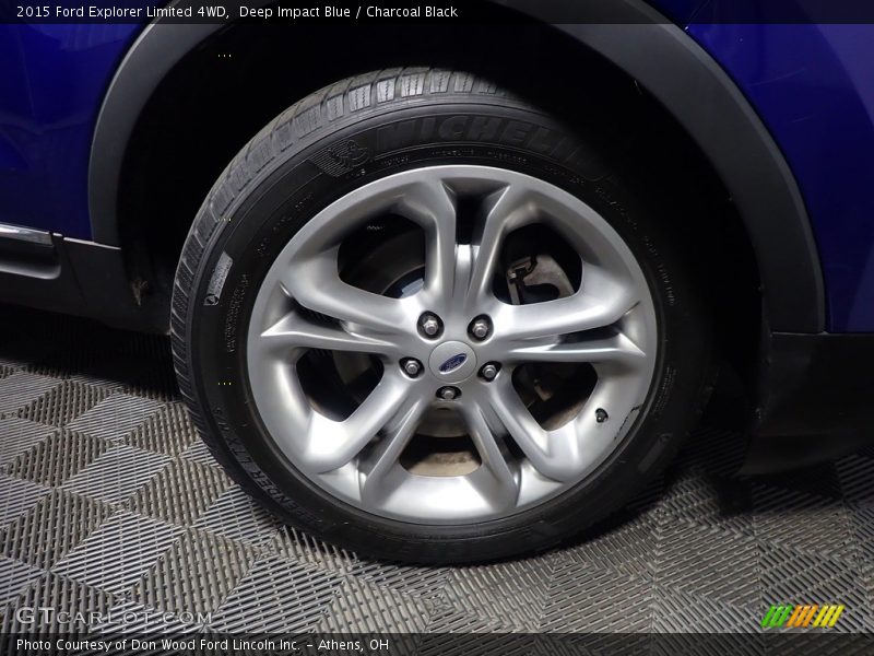 Deep Impact Blue / Charcoal Black 2015 Ford Explorer Limited 4WD