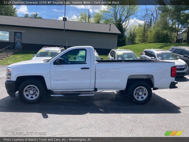 Summit White / Dark Ash/Jet Black 2018 Chevrolet Silverado 1500 WT Regular Cab
