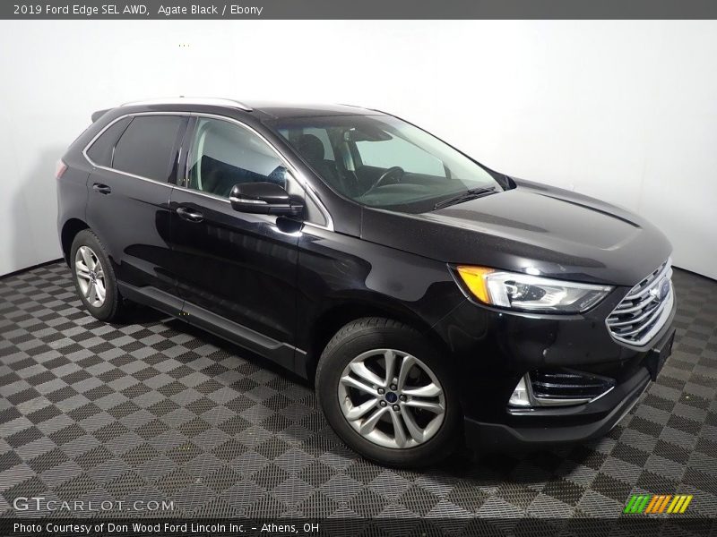 Agate Black / Ebony 2019 Ford Edge SEL AWD