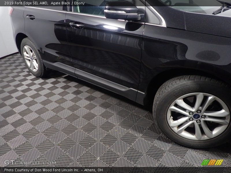 Agate Black / Ebony 2019 Ford Edge SEL AWD