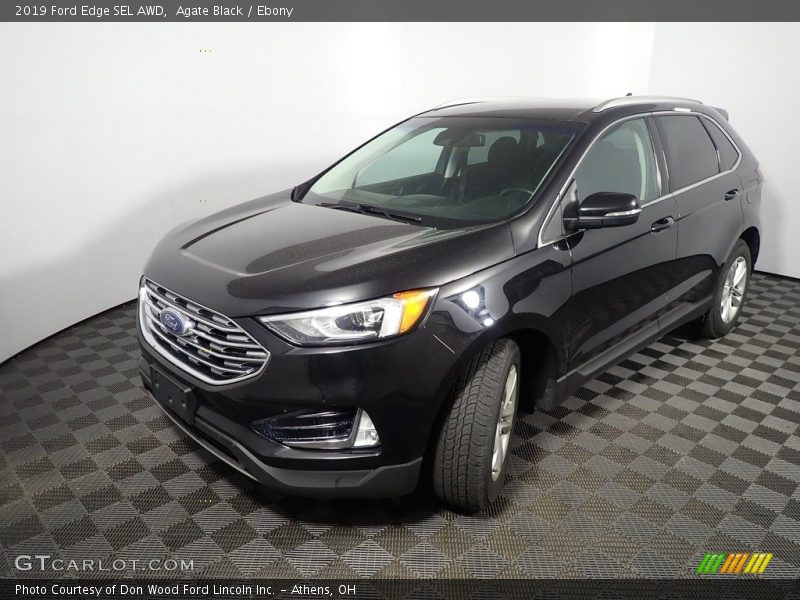 Agate Black / Ebony 2019 Ford Edge SEL AWD