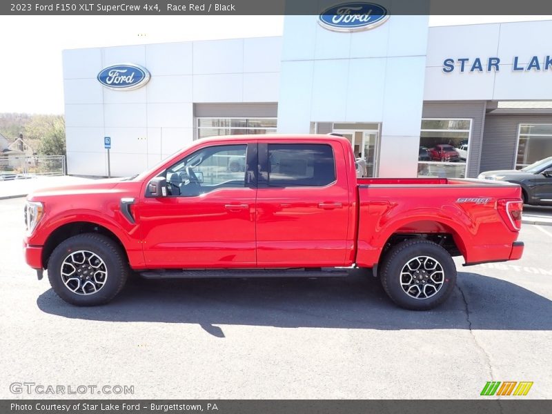 Race Red / Black 2023 Ford F150 XLT SuperCrew 4x4