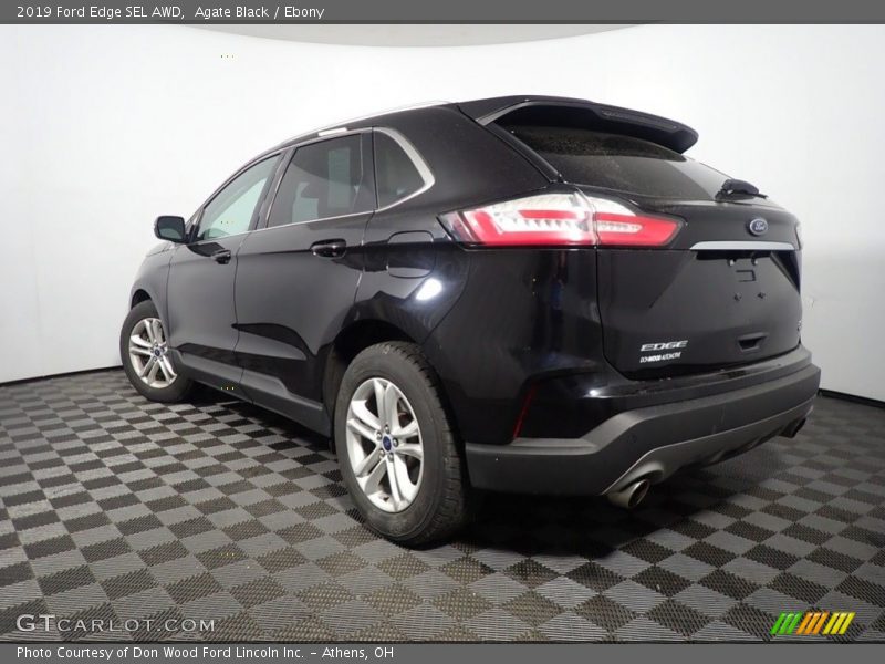 Agate Black / Ebony 2019 Ford Edge SEL AWD