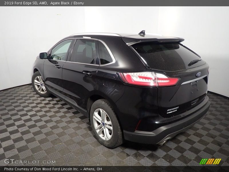 Agate Black / Ebony 2019 Ford Edge SEL AWD