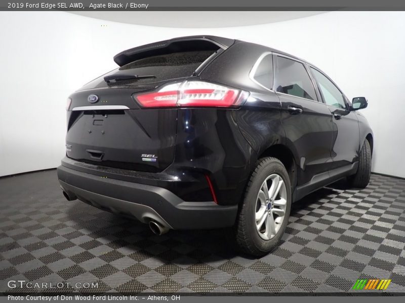 Agate Black / Ebony 2019 Ford Edge SEL AWD