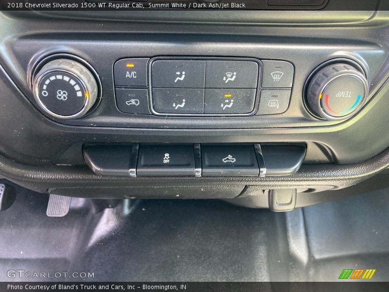Controls of 2018 Silverado 1500 WT Regular Cab