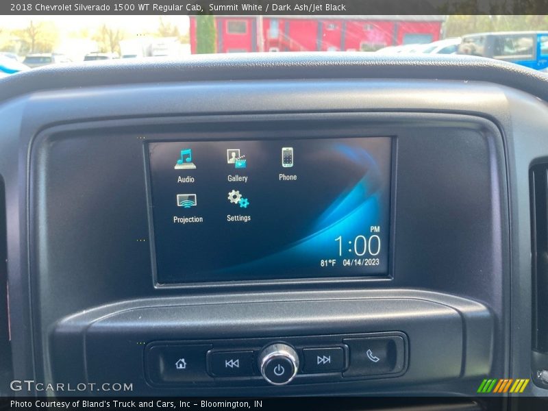 Summit White / Dark Ash/Jet Black 2018 Chevrolet Silverado 1500 WT Regular Cab
