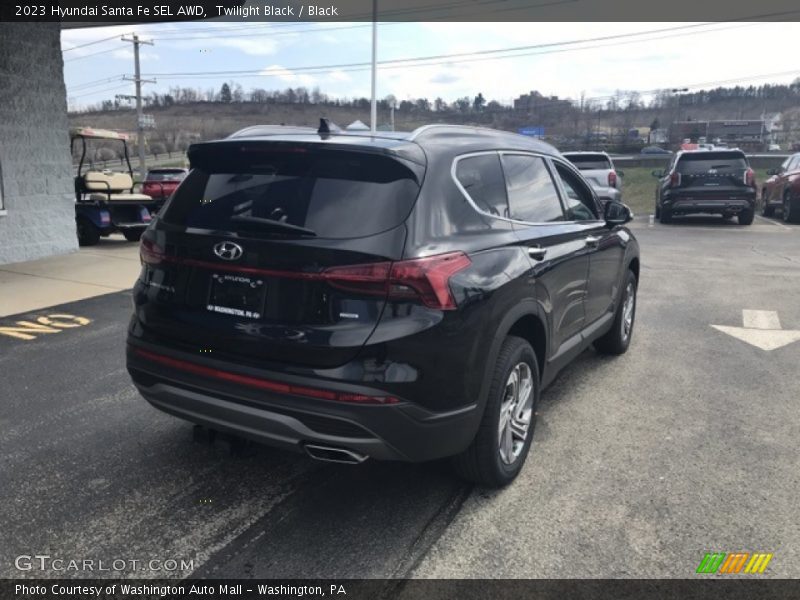 Twilight Black / Black 2023 Hyundai Santa Fe SEL AWD