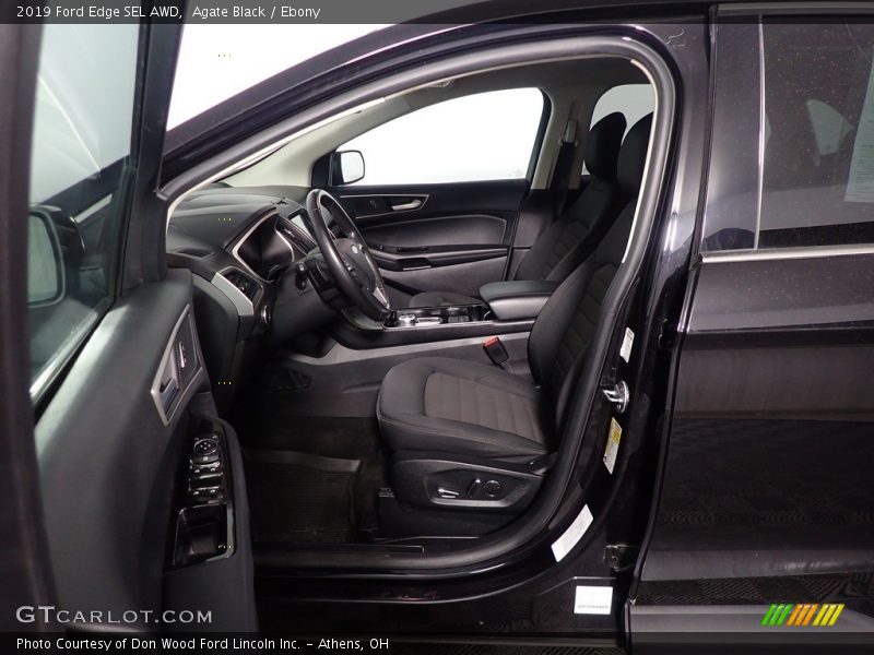 Agate Black / Ebony 2019 Ford Edge SEL AWD