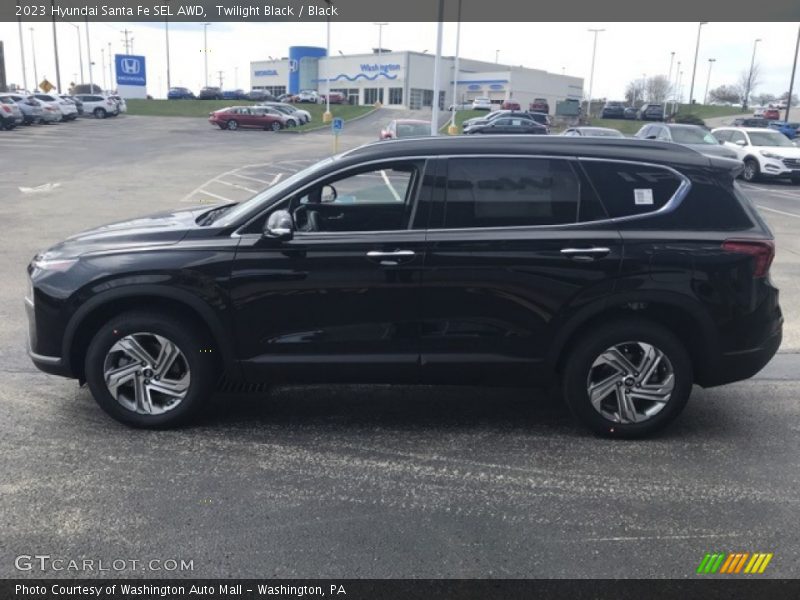 Twilight Black / Black 2023 Hyundai Santa Fe SEL AWD