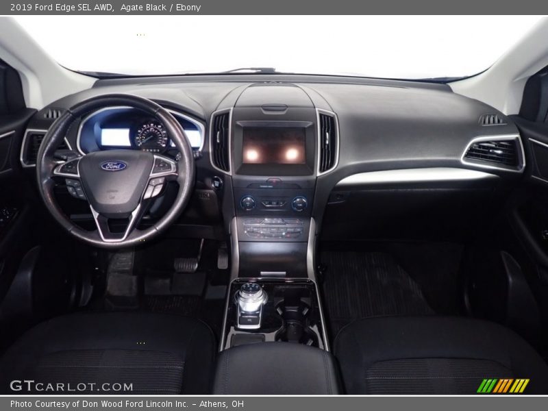 Agate Black / Ebony 2019 Ford Edge SEL AWD
