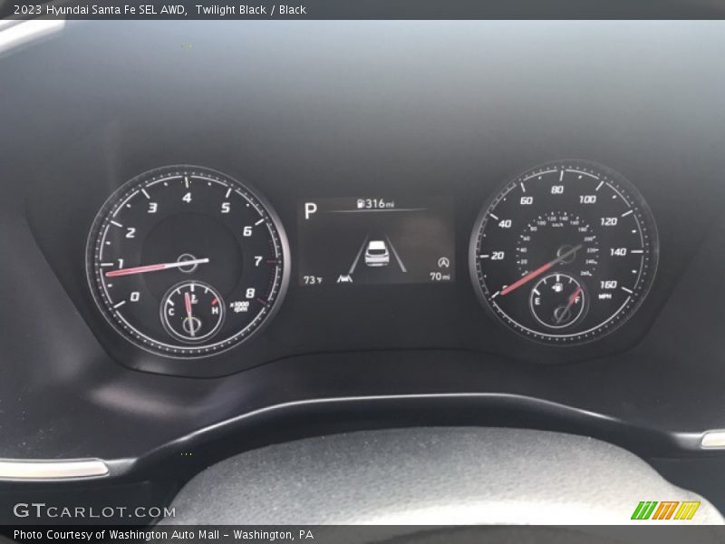Twilight Black / Black 2023 Hyundai Santa Fe SEL AWD
