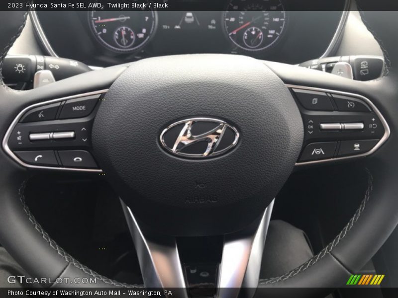 Twilight Black / Black 2023 Hyundai Santa Fe SEL AWD
