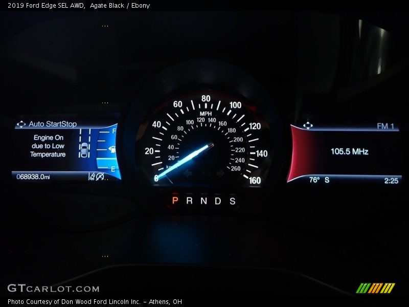 Agate Black / Ebony 2019 Ford Edge SEL AWD