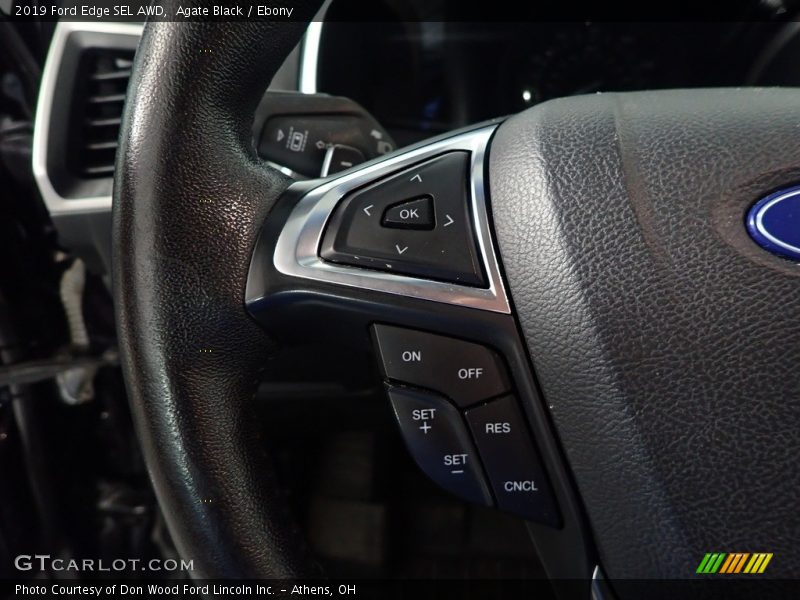 Agate Black / Ebony 2019 Ford Edge SEL AWD
