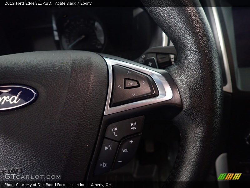 Agate Black / Ebony 2019 Ford Edge SEL AWD