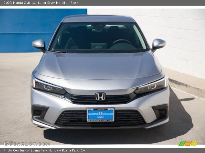 Lunar Silver Metallic / Black 2023 Honda Civic LX
