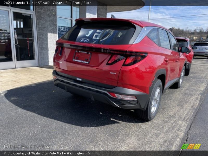 Calypso Red Pearl / Black 2023 Hyundai Tucson SE AWD