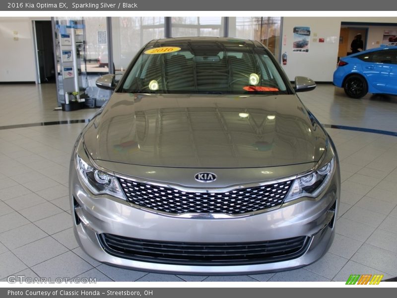 Sparkling Silver / Black 2016 Kia Optima EX