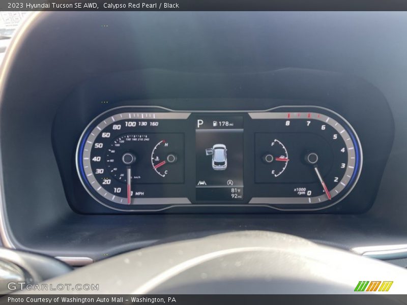 Calypso Red Pearl / Black 2023 Hyundai Tucson SE AWD