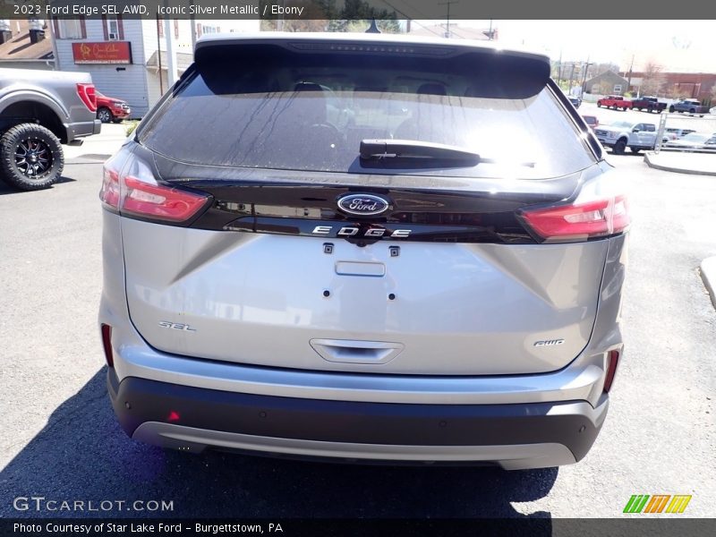 Iconic Silver Metallic / Ebony 2023 Ford Edge SEL AWD