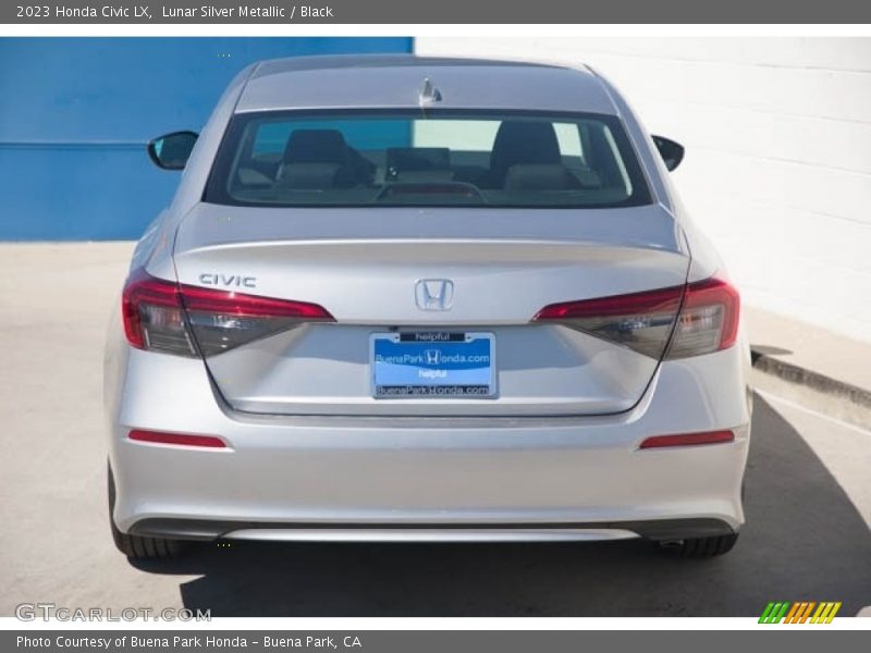Lunar Silver Metallic / Black 2023 Honda Civic LX
