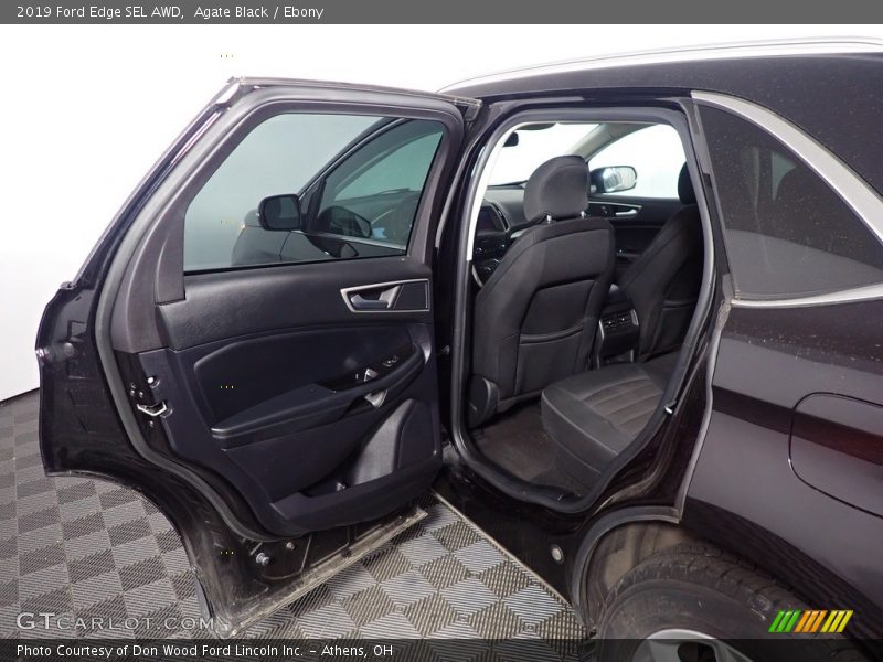 Agate Black / Ebony 2019 Ford Edge SEL AWD