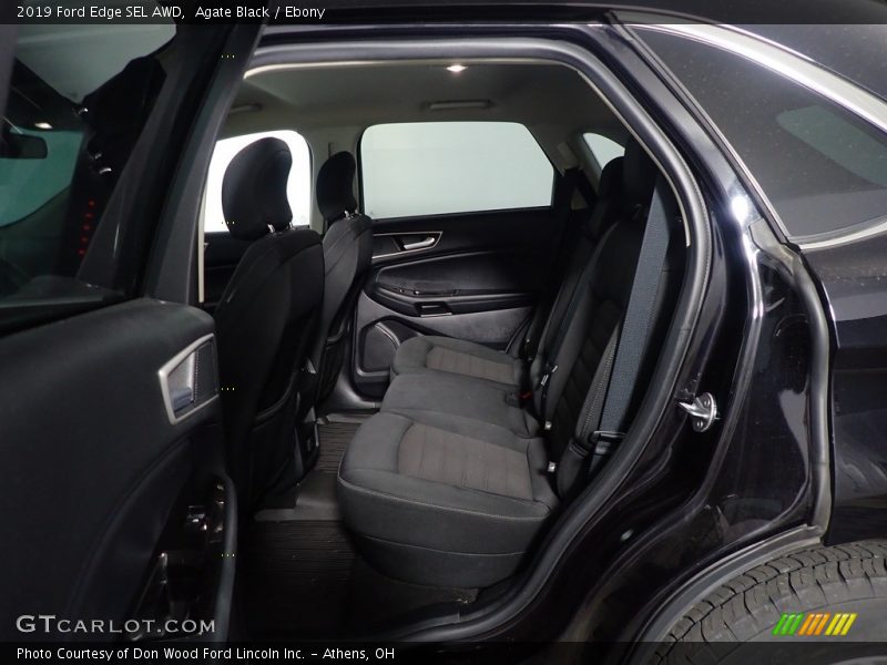 Agate Black / Ebony 2019 Ford Edge SEL AWD