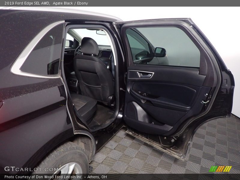 Agate Black / Ebony 2019 Ford Edge SEL AWD