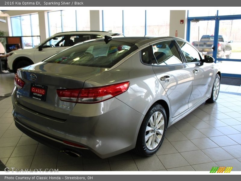 Sparkling Silver / Black 2016 Kia Optima EX