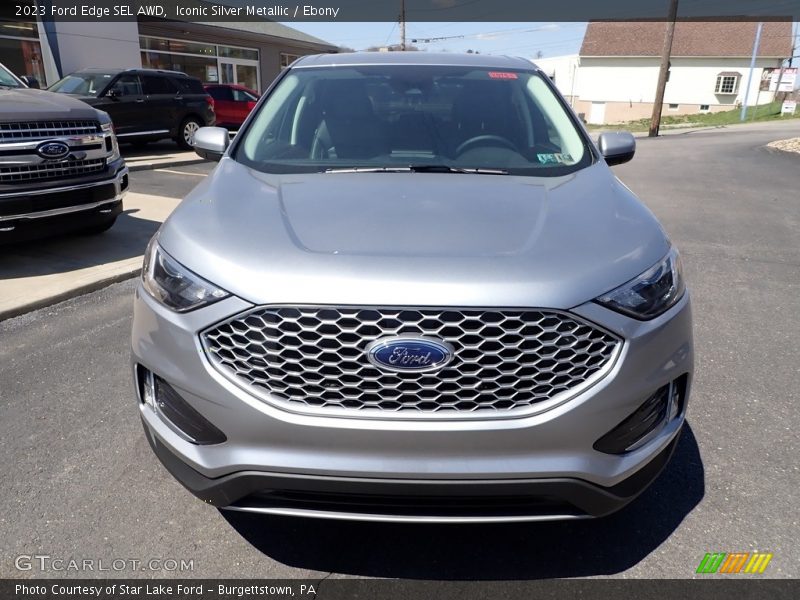 Iconic Silver Metallic / Ebony 2023 Ford Edge SEL AWD