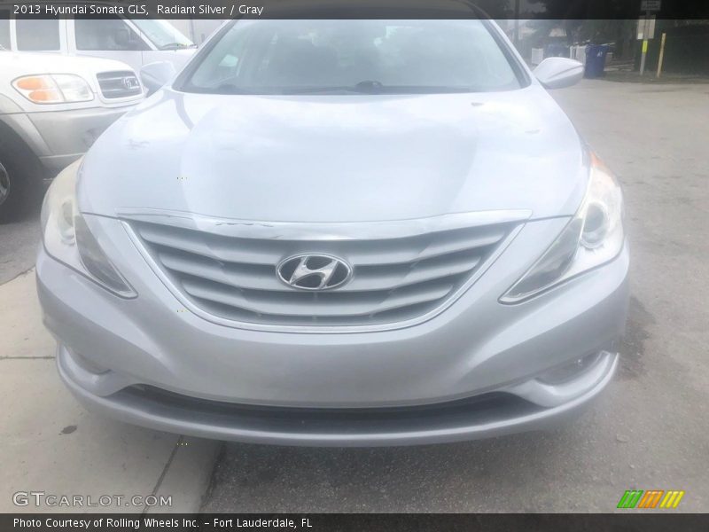Radiant Silver / Gray 2013 Hyundai Sonata GLS