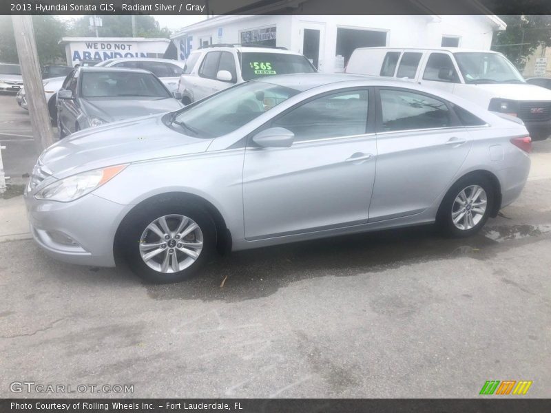 Radiant Silver / Gray 2013 Hyundai Sonata GLS