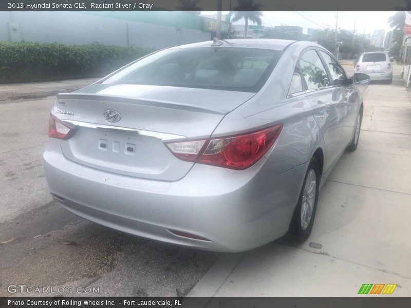 Radiant Silver / Gray 2013 Hyundai Sonata GLS