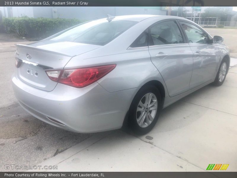 Radiant Silver / Gray 2013 Hyundai Sonata GLS