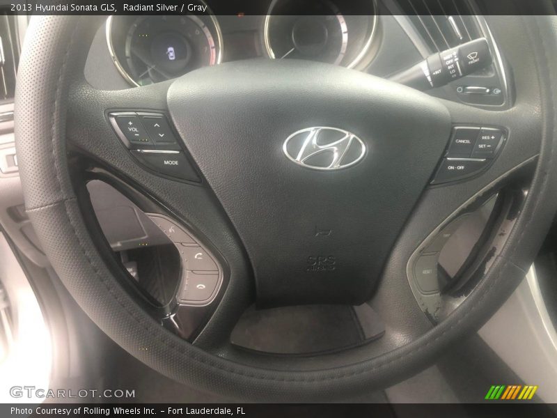 Radiant Silver / Gray 2013 Hyundai Sonata GLS