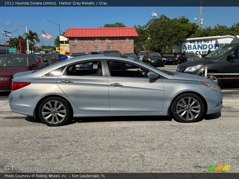Harbor Gray Metallic / Gray 2011 Hyundai Sonata Limited