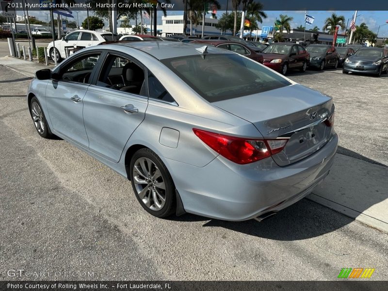 Harbor Gray Metallic / Gray 2011 Hyundai Sonata Limited