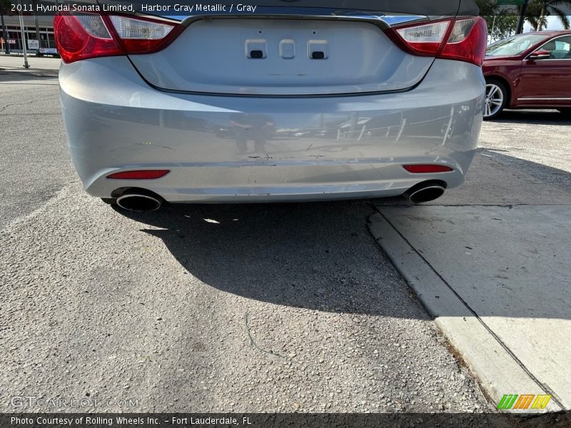 Harbor Gray Metallic / Gray 2011 Hyundai Sonata Limited