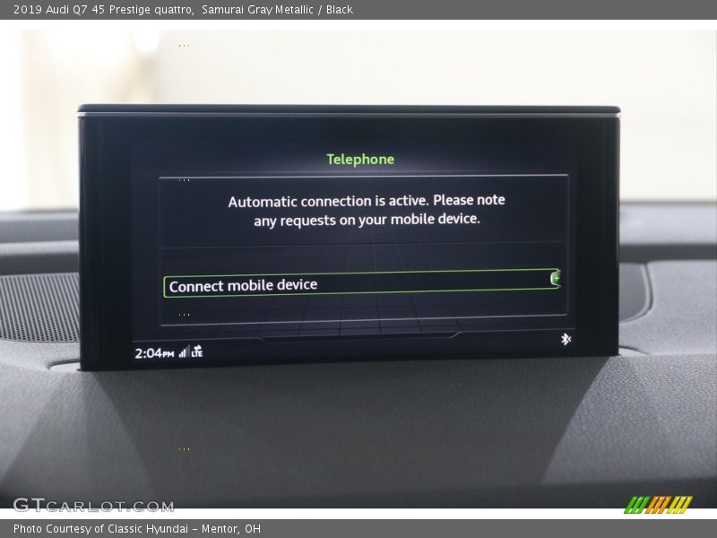 Samurai Gray Metallic / Black 2019 Audi Q7 45 Prestige quattro