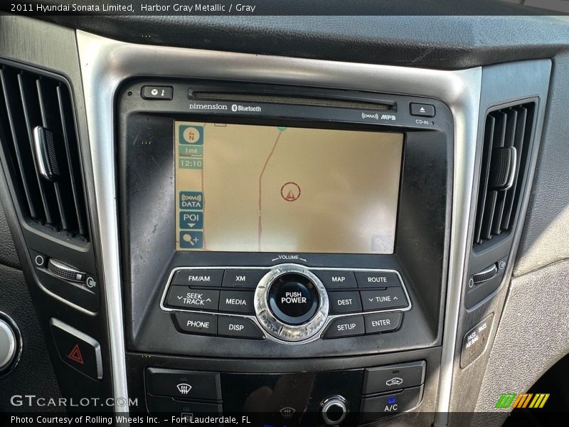 Harbor Gray Metallic / Gray 2011 Hyundai Sonata Limited
