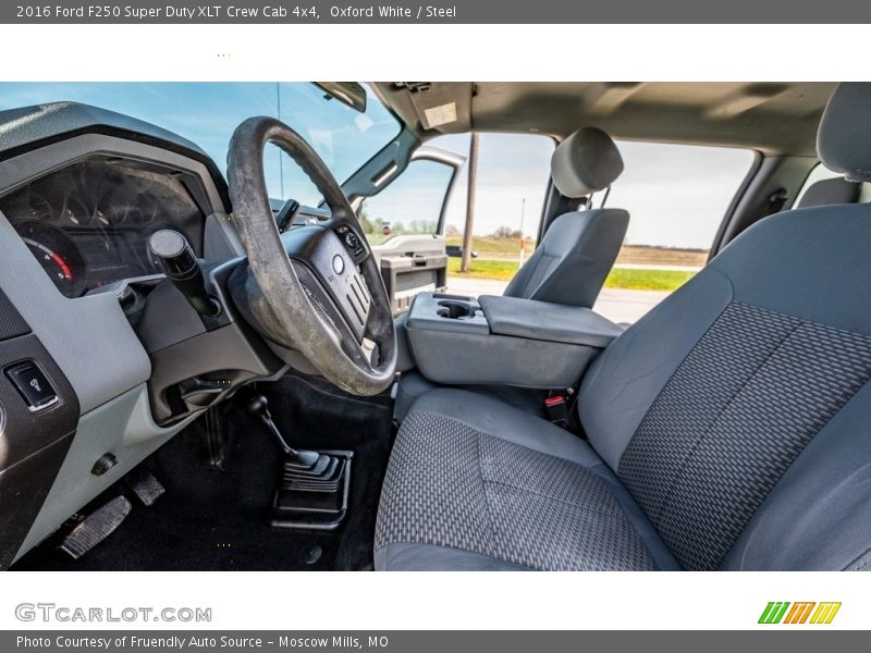 Oxford White / Steel 2016 Ford F250 Super Duty XLT Crew Cab 4x4