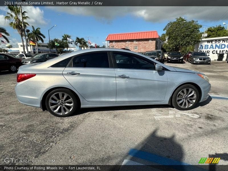 Harbor Gray Metallic / Gray 2011 Hyundai Sonata Limited