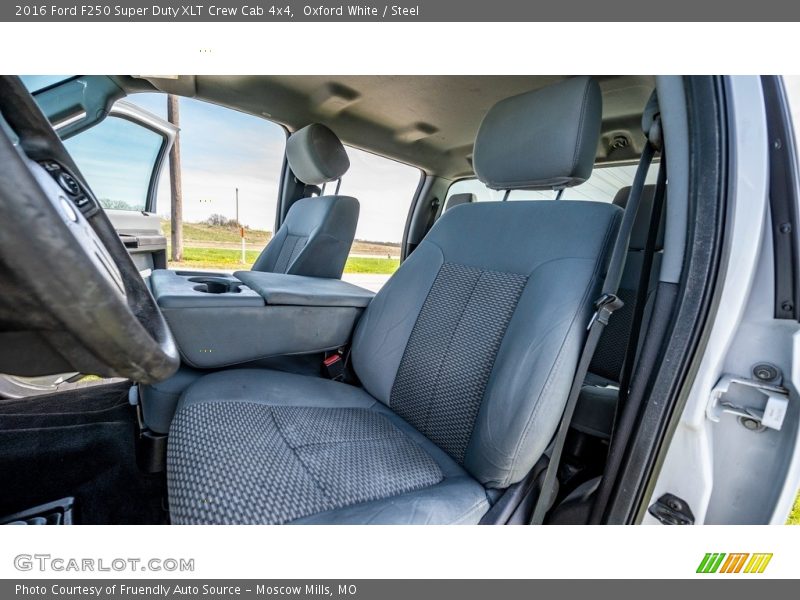 Oxford White / Steel 2016 Ford F250 Super Duty XLT Crew Cab 4x4