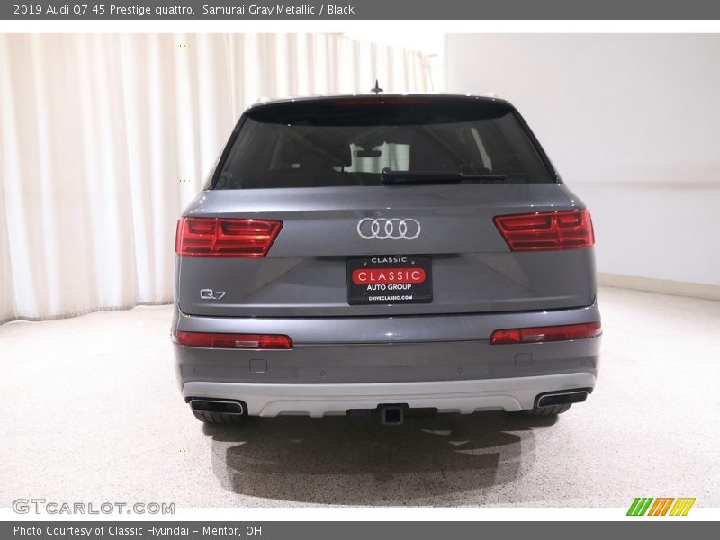 Samurai Gray Metallic / Black 2019 Audi Q7 45 Prestige quattro