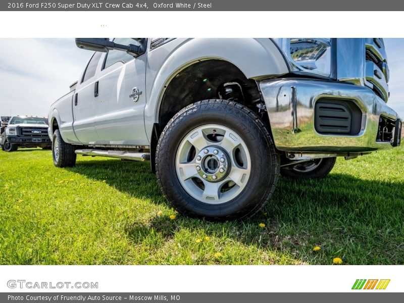 Oxford White / Steel 2016 Ford F250 Super Duty XLT Crew Cab 4x4