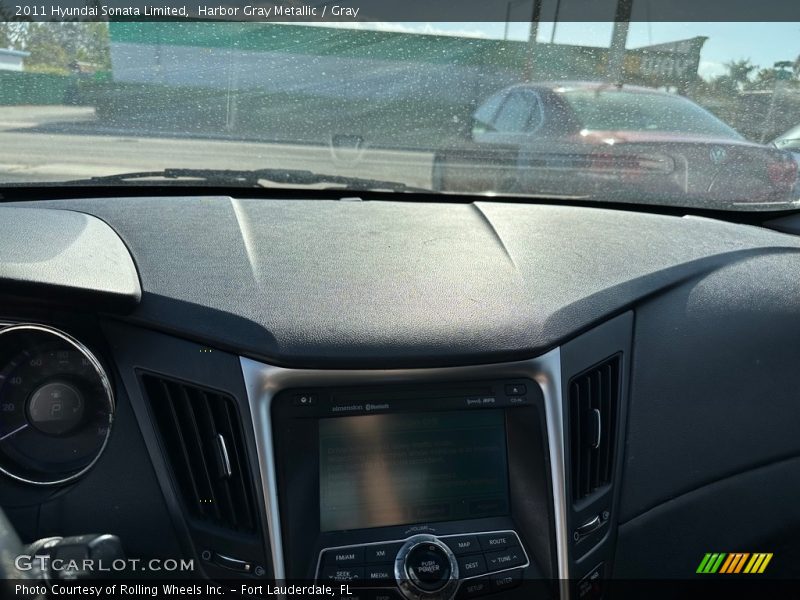Harbor Gray Metallic / Gray 2011 Hyundai Sonata Limited